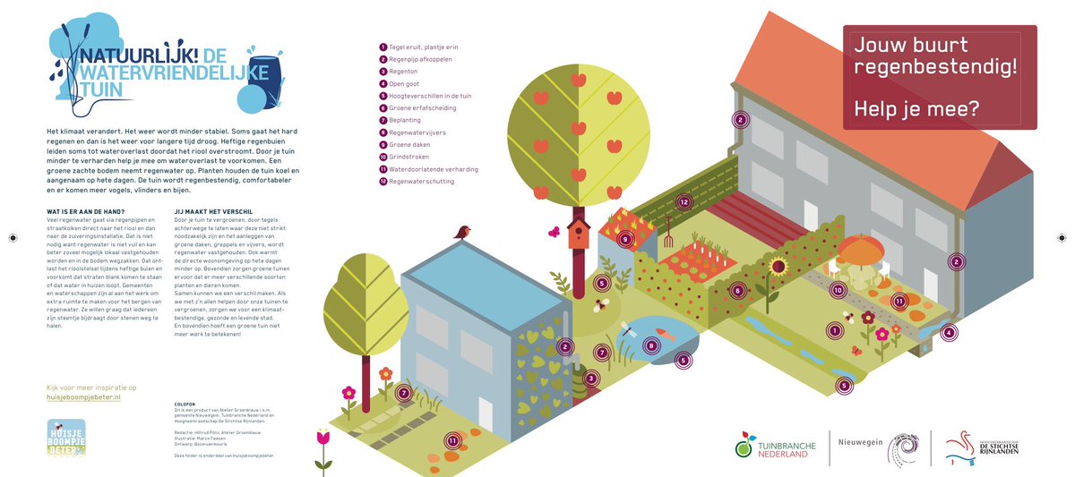 lapperre's tweet photo. Twaalf ideeën voor watervriendelijke tuinen. Mooi initiatief van waterschap, tuinbranche en Utrechtse gemeenten: https://t.co/1GhIVJnwUX https://t.co/2S81lVIUw8