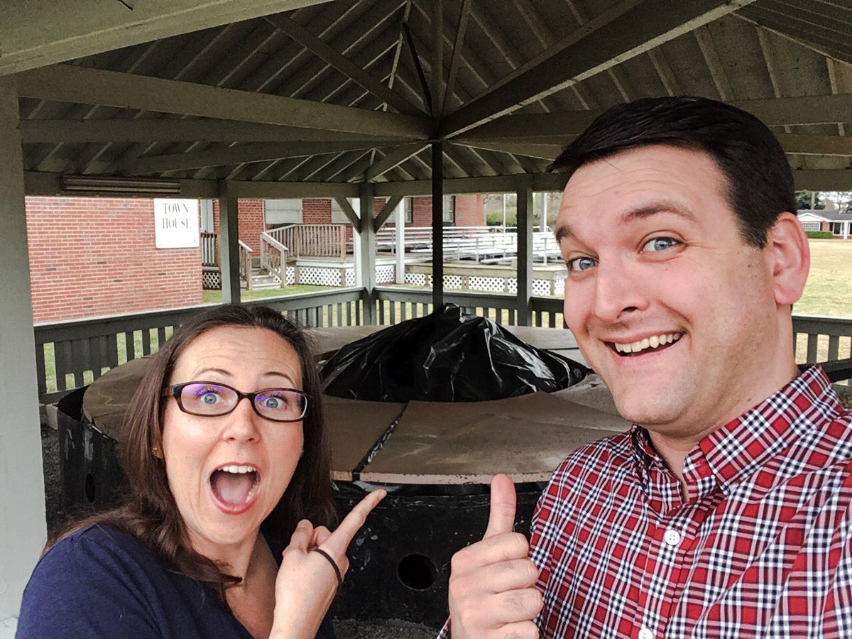 KinoMountain's tweet photo. You never know what you'll discover on a location scout--the world's largest frying pan! #NC #NorthCarolina https://t.co/y8WvqXBO9P