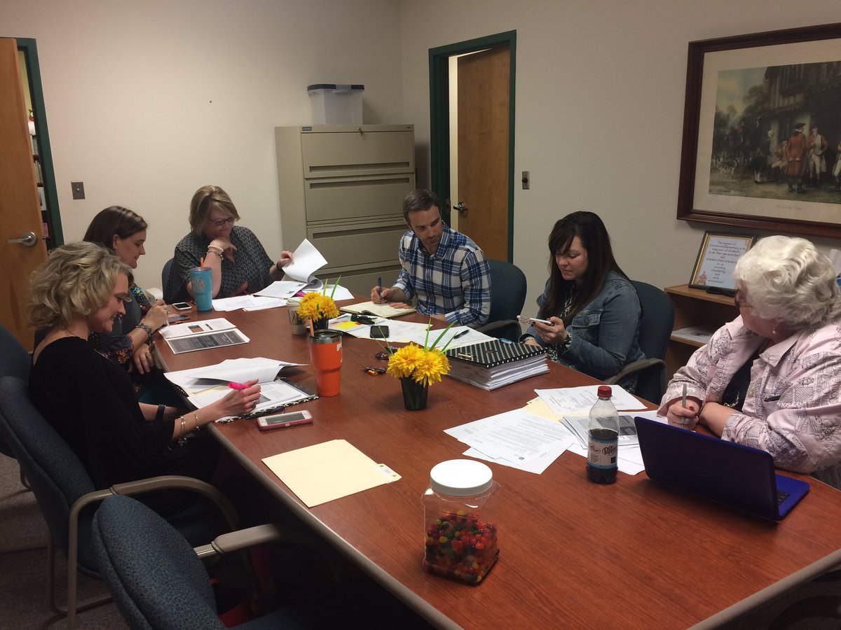 Elementary APs discussing changes to instructional strategies &amp; practices.Working 2 increase reading &amp; build the framework for reading.