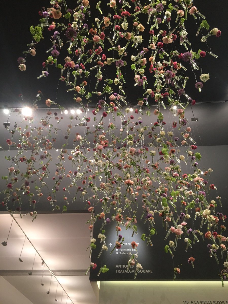 A shower of flowers greets visitors at <a href="/TEFAF/">TEFAF | The European Fine Art Foundation</a> Maastricht, which opens today. Visit us at stand 528.