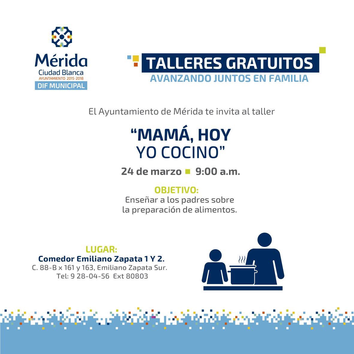 IleFajardoMTO's tweet photo. Acompáñanos a los talleres gratuitos de la Jornada Avanzando Juntos en Familia que esteremos impartiendo en el #Cemanud #DIFMerida https://t.co/phuG7GDg27