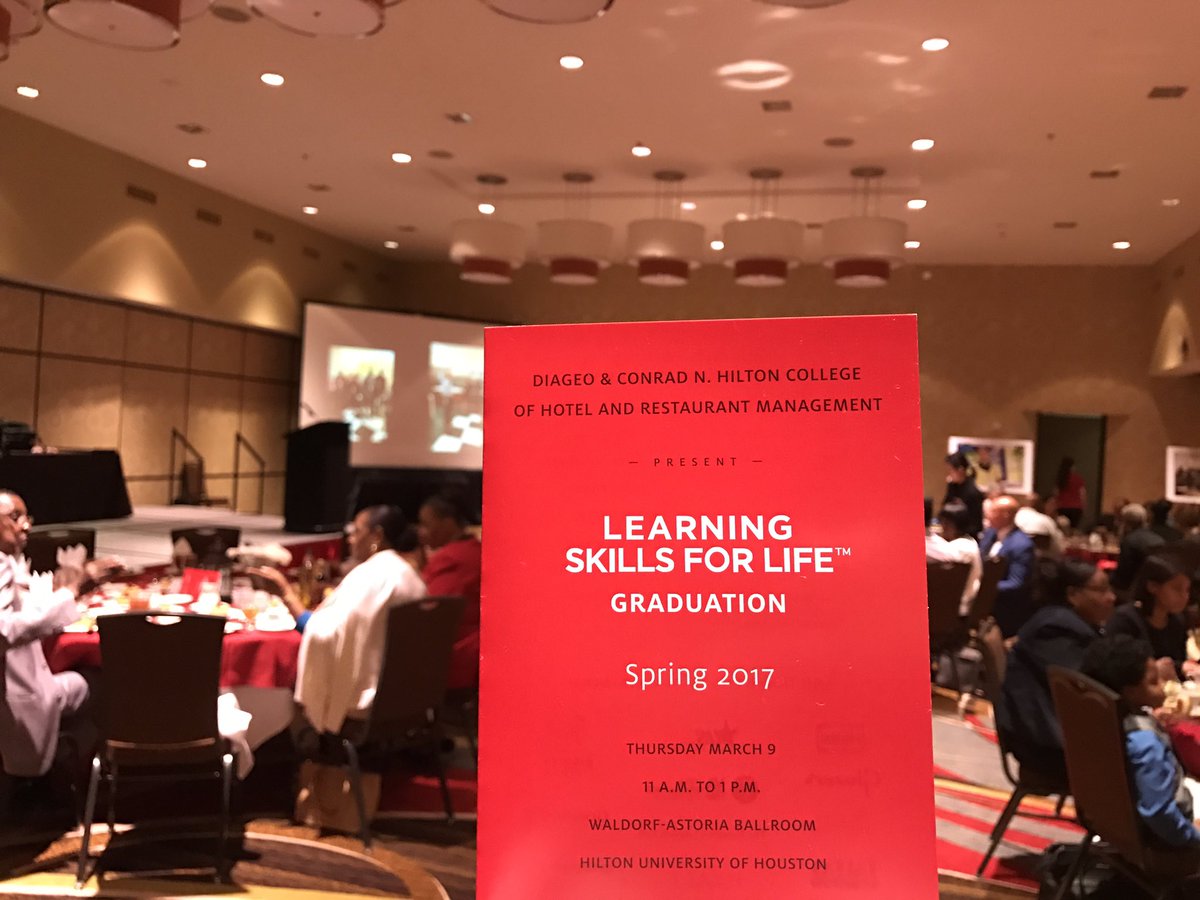 HiltonCollegeUH's tweet photo. Always honored to host this event that helps place #vets in #hospitality jobs. Congrats to our grads! @Diageo_News @Diageo_NA #houstonvets https://t.co/JGXUFQP4zV