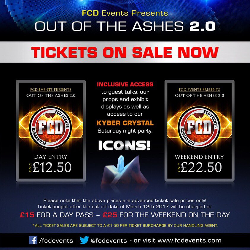 fcdevents's tweet photo. Just 21 days until @FCD_ASHES 2.0 and this @TelfordWhatsOn @TICTelford @telfordlive with  #Babylon5 #Stargate #StarTrek  @boxleitnerbruce https://t.co/jQxFlHcCkr