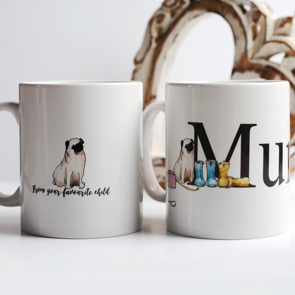 This Mothers Day say it with a pug - two new pug mugs especially for the 26th March now in… ift.tt/2mFHBvh