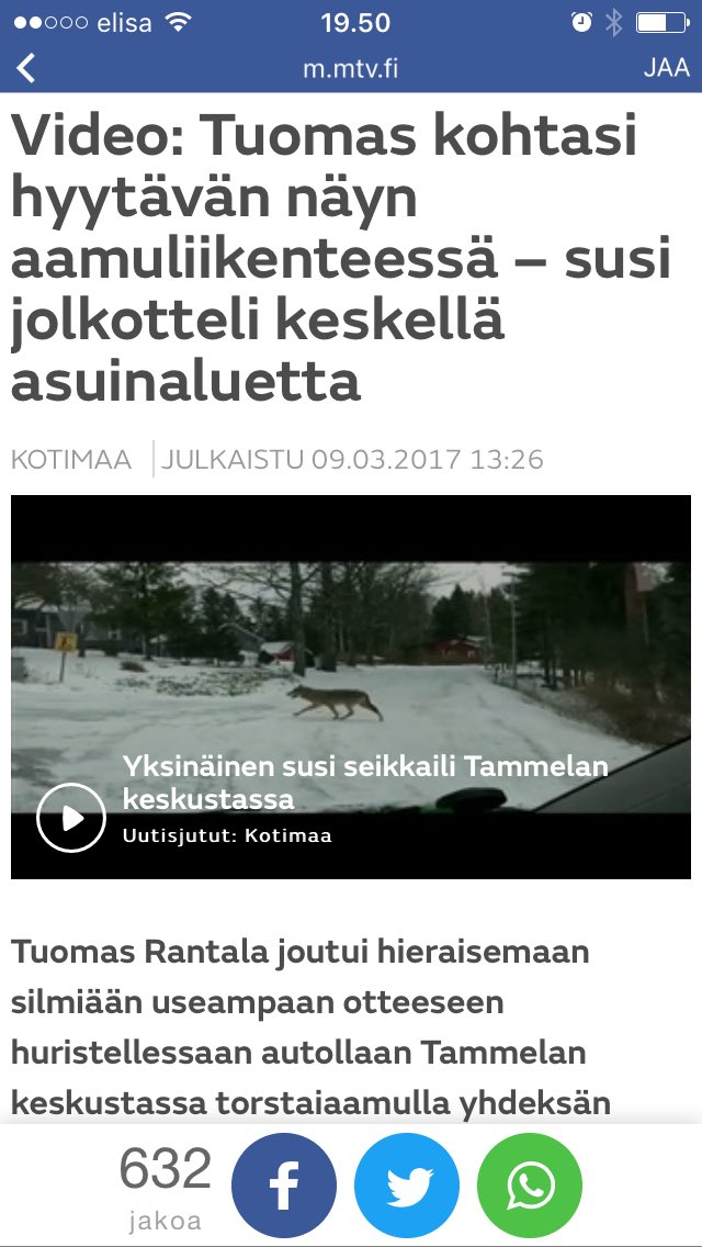 Samppa_Haapio's tweet photo. "HyytĂ€vĂ€ nĂ€ky" đAnna mun kaikki kestÀÀ, @MTVUutiset! #susipelko ja suomalaisten erityinen luontosuhde đ#luonto https://t.co/L1677VpojX