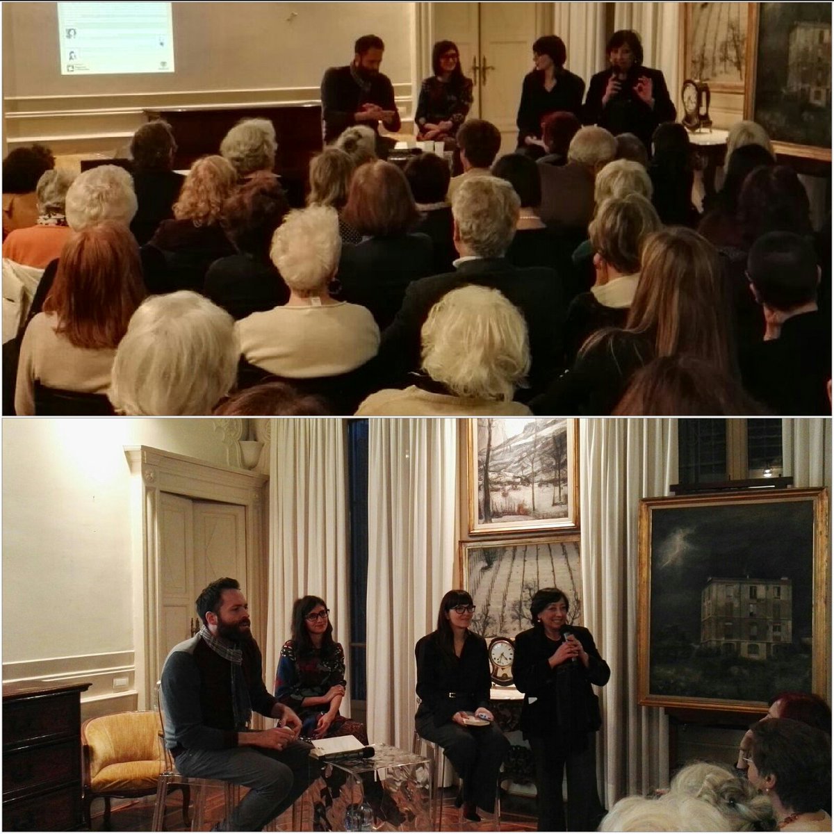Alla <a href="/FondazionePini/">Fondazione Pini</a> tanta gente per Francesca Scotti @fraimirtilli e il suo ''Ellissi'' con <a href="/A_Monfreda/">Annalisa Monfreda</a> e Alessandro Mari