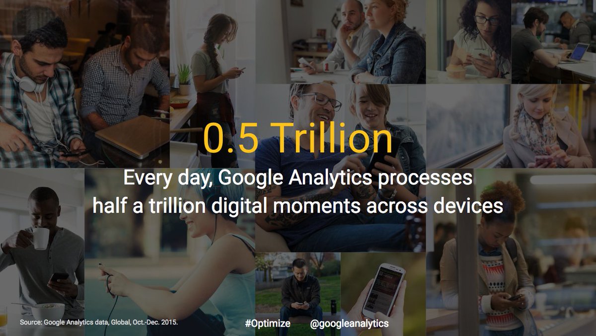 KarenBudell's tweet image. .@googleanalytics processes half a trillion digital moments across devices every day! #measure #optimize