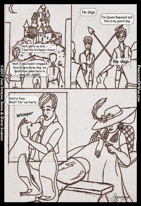 davidtalksbooks's tweet photo. New comic today!  https://t.co/GHGfQLlOyb. Hard-fighting fairy-tale princesses! #ComicArt #comics #webcomic https://t.co/AjqtXFNsLO https://t.co/h3TMG2EN5f