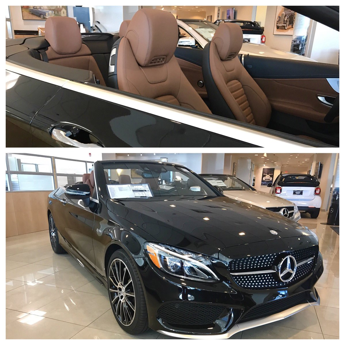 YourBenzAgent's tweet photo. In love with this beautiful C43 with saddle brown interior in our showroom! #mercedesbenz #c43 #AMG #atl #alpharetta #benz #bmw #turbo #m3 https://t.co/whqFnQOxzr