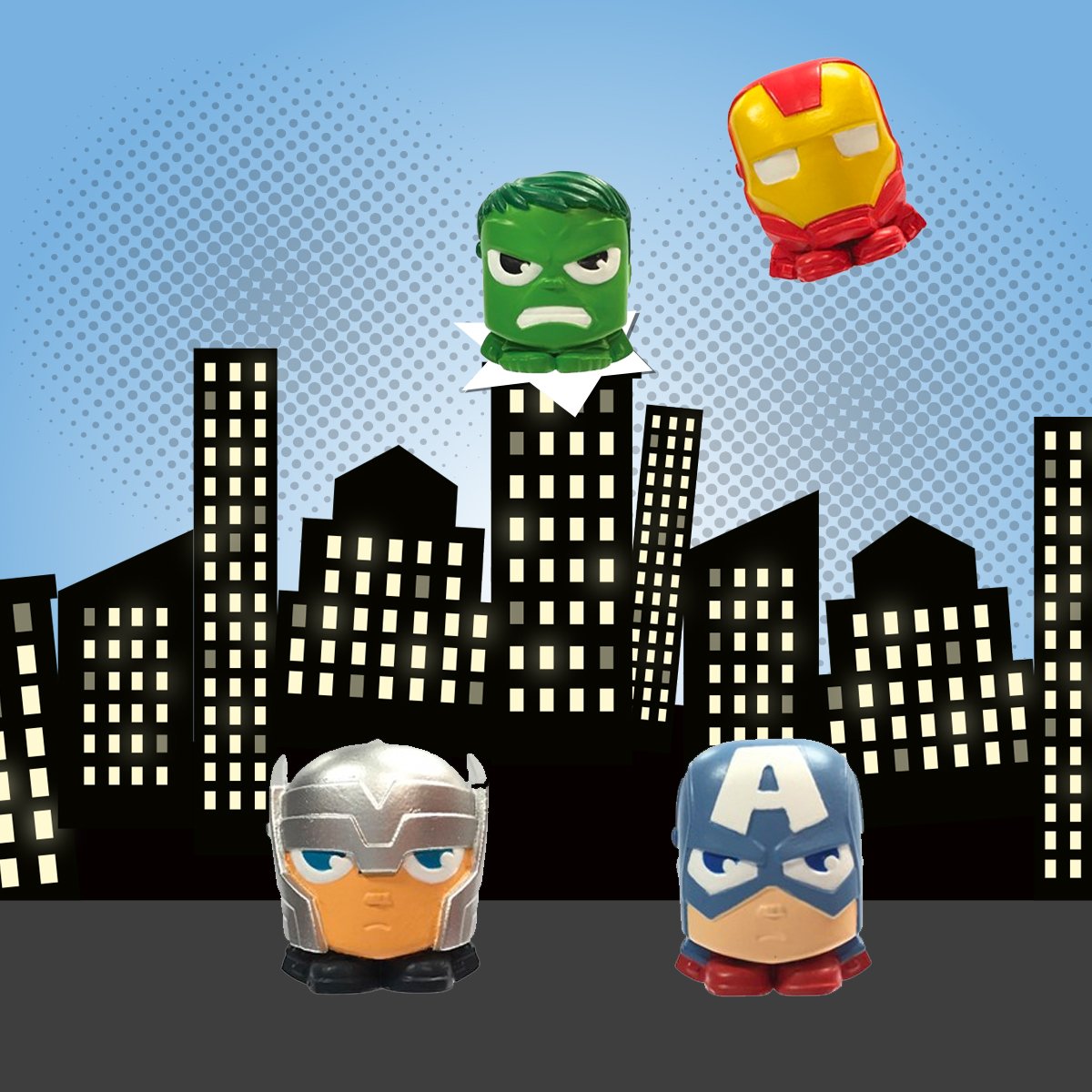 basicfuntoys's tweet photo. Avengers Assemble! Which Avenger is your favourite? Tweet us!  #Tech4Kids #MicroLites https://t.co/Iud9zYKUvi