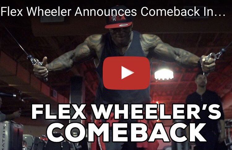 GenerationIron's tweet image. Witness the decision by @Flex_Wheeler to RETURN!! generationiron.com/flex-wheeler-a… #OriginalProgramming