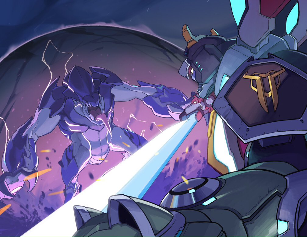 beanyzilla's tweet photo. OMG I'm screaming because @Voltron sent me my prize for the #Robeast contest - a CUSTOM piece by a VLD staff artist! THANK YOU @Voltron! ๐๐๐ https://t.co/9OPfE7N425