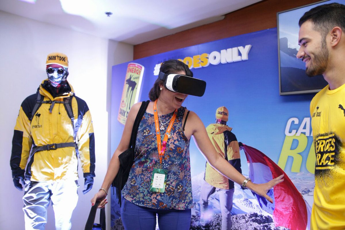 darkdogparaguay's tweet photo. Vení a visitar nuestro stand en el #MKTrend y viví la experiencia de Camilo Román en el Aconcagua en realidad virtual. #HeroesOnly https://t.co/JrO1lzcx2R