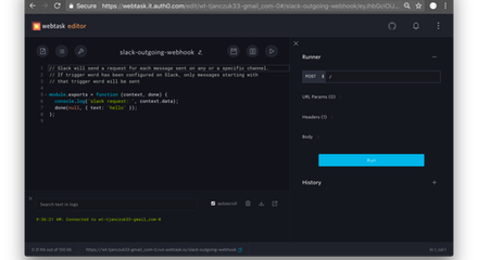 alecks's tweet photo. The new Webtask Editor: Create #serverless functions/cron jobs in seconds!  by @auth0 https://t.co/Kc2yVZ4dS4