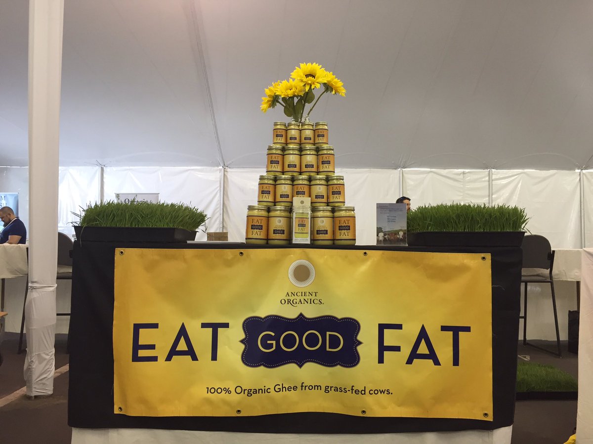 ancientorganics's tweet photo. #ExpoWest #Ancientorganics #organicghee #EatGoodFat https://t.co/UhrF7PmwMw