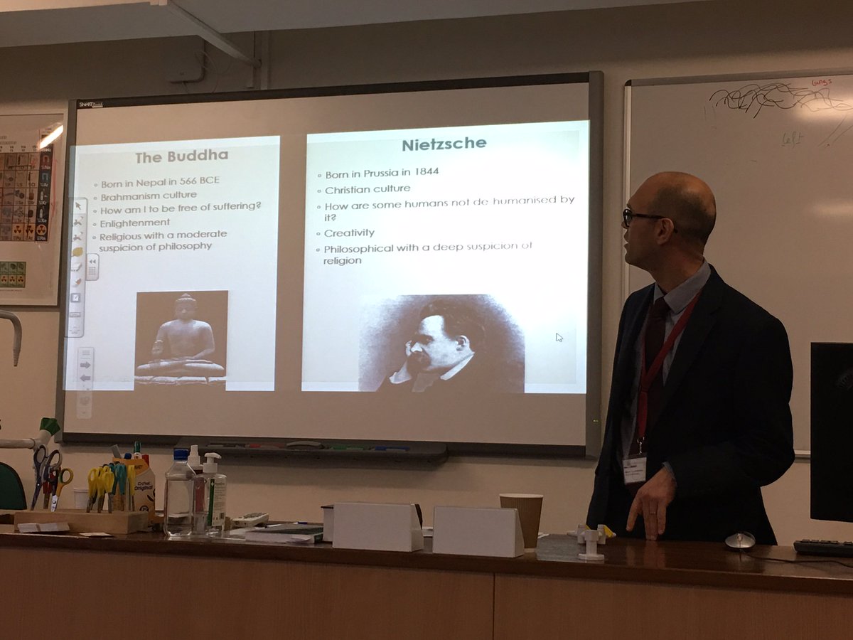 Brilliant lecture by Dr Viswanathan today on Nietzsche and the Buddha.