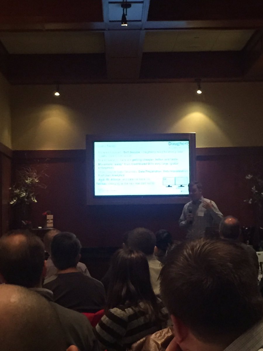 NickReinbold's tweet photo. Agile self service BI - Daugherty Business Solutions is hosting a great lunch with alteryx today! Thanks @tnherby for presenting! https://t.co/iCsTBeQTxQ