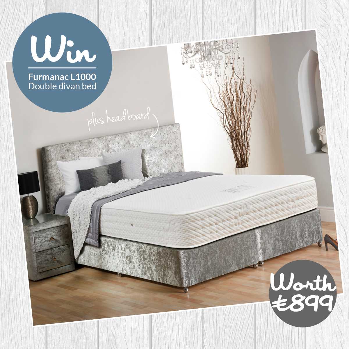 ParkFurn's tweet image. We have a luxury Furmanac L1000 double divan set plus Ealing headboard to #GiveAway. Retweet with #MarchWin to enter. #win #parkfurnishers