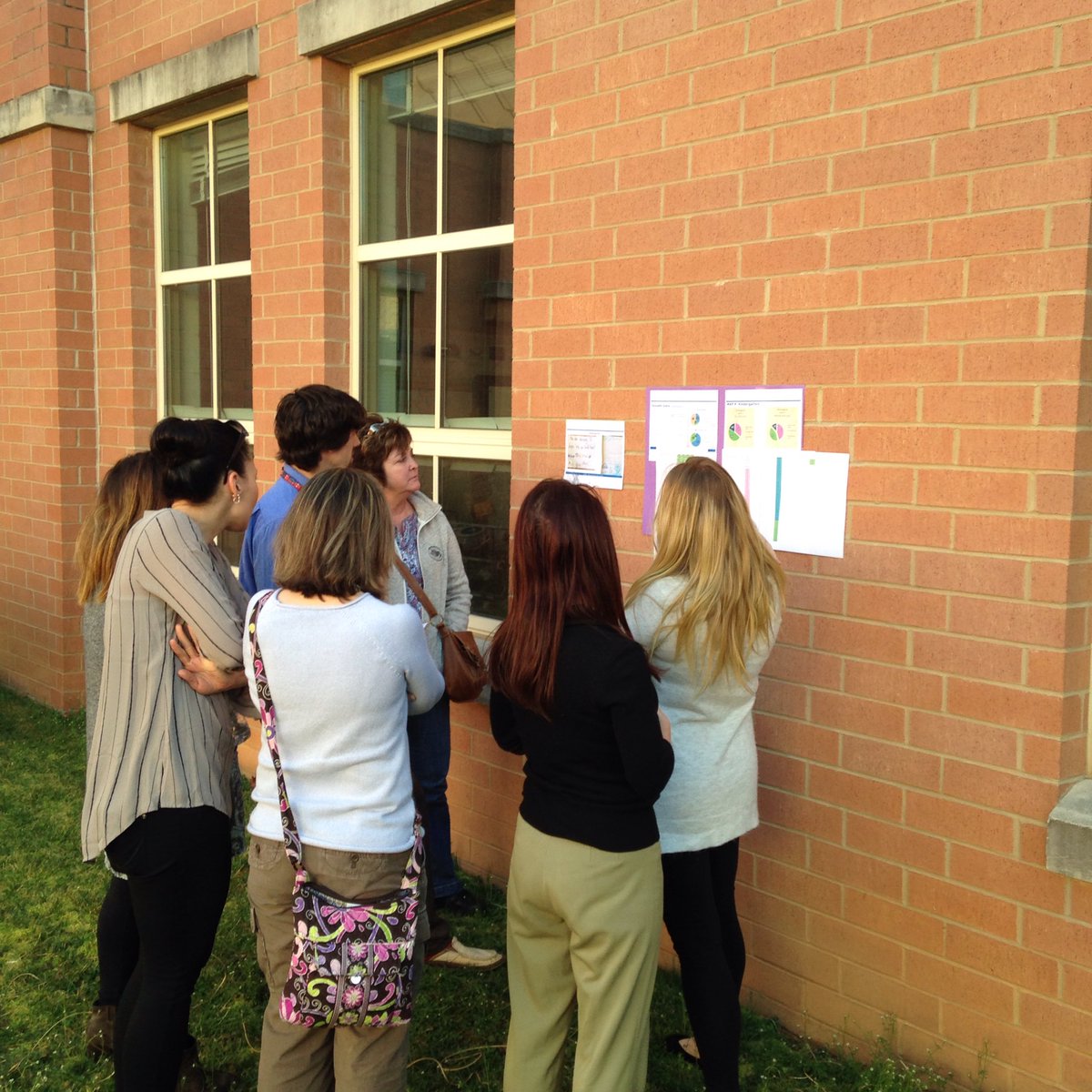 Core team guiding staff through a reflection of growth data in our courtyard.<a href="/CurryAtTheCreek/">Scott Curry</a>