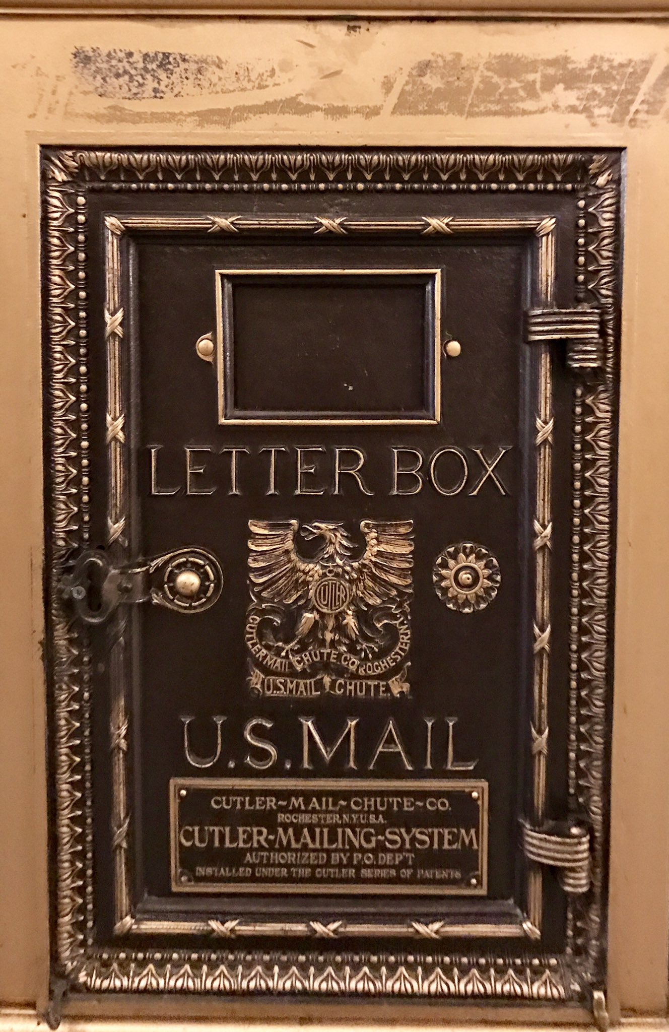 Antique letter box installed at Sadiq Reading Hall - Newspaper 
