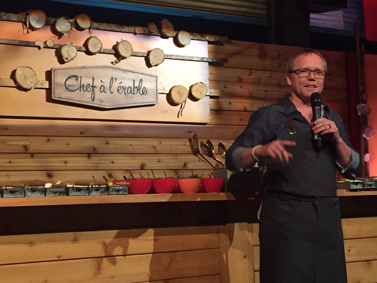 Le chef <a href="/LaurentGodbout/">Laurent Godbout</a> a créé d'excellents plats pour le temps des sucres pour sa 4e édition de #chef érable à la <a href="/scena_mtl/">Scena</a> <a href="/vieuxportmtl/">Vieux-Port Montréal - Old Port of Montréal</a>