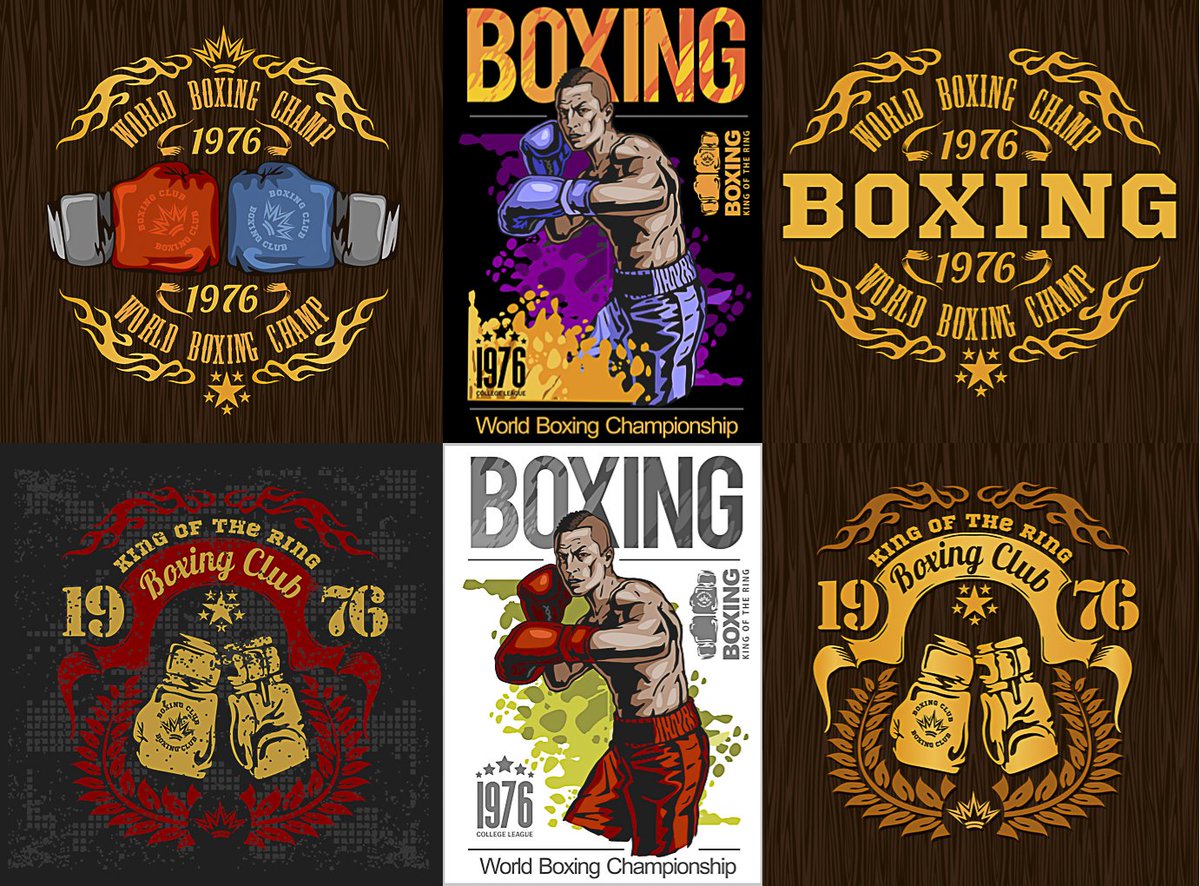 VectorPicFree's tweet photo. boxing logo design and poster templates #design #logo #club #boxing #template #logos #vector #clipart #Boxinglogo https://t.co/jf8H8CWiNB https://t.co/ot4k0wOeVC