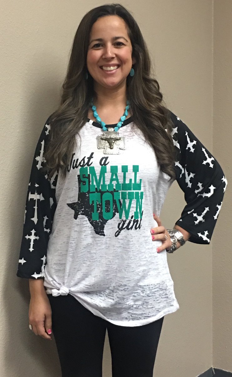 Rockin' the SMALL TOWN girl top!