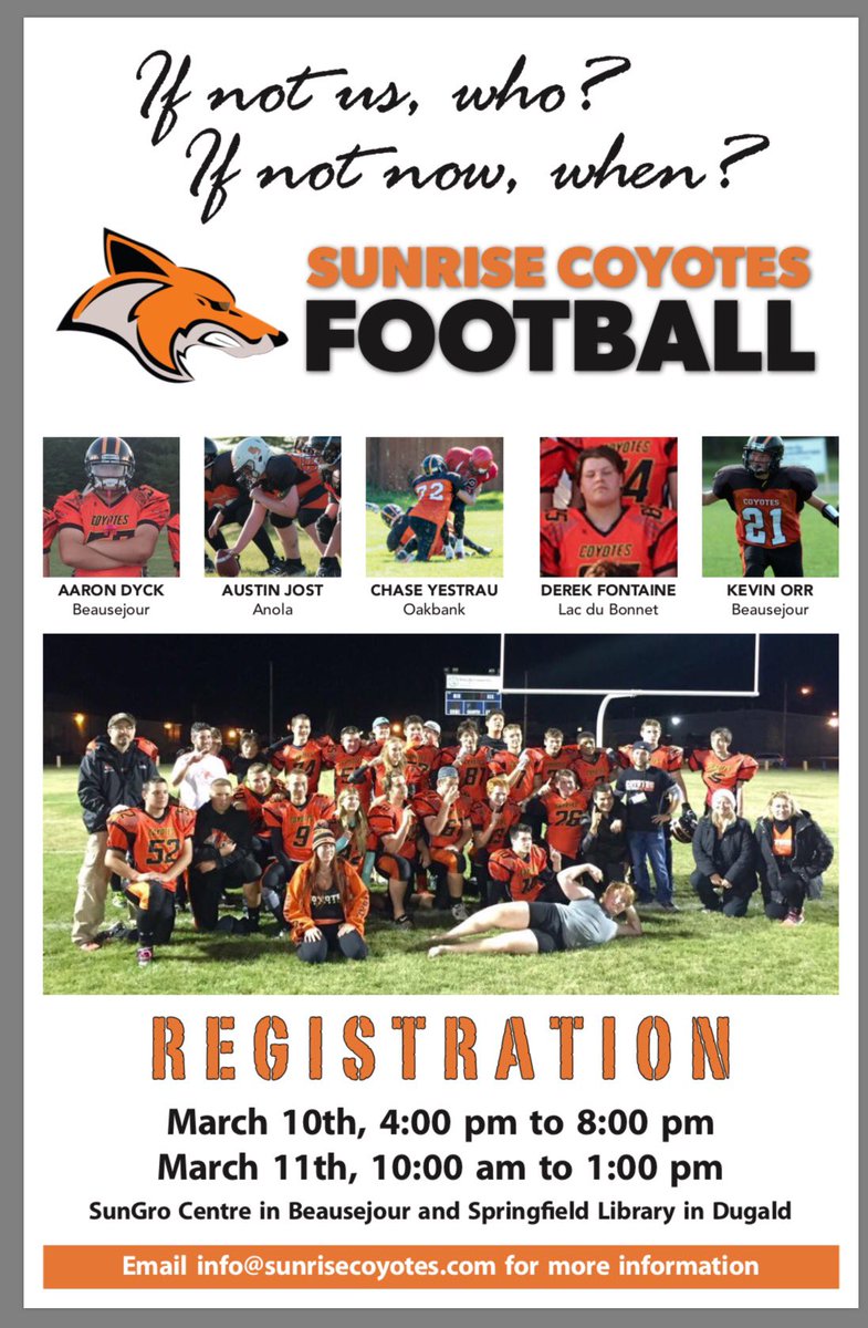 This weekend it's time to join the Coyote Pack!