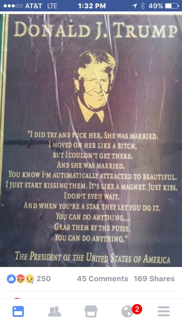 MillennialVoter's tweet photo. Dear Christians who voted for Trump, Is this a man who lives by the teachings of your faith? https://t.co/cwejjjBfsn