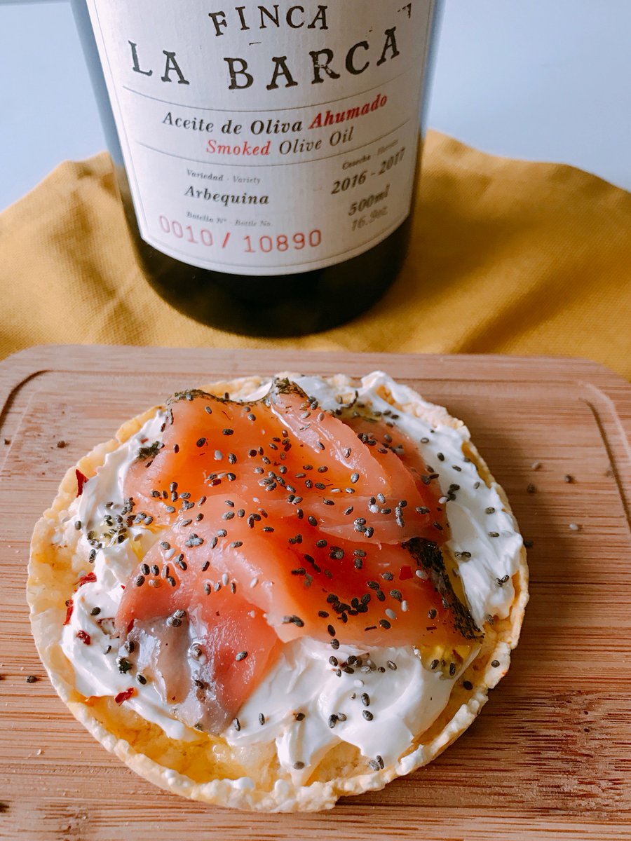 FincaLaBarca1's tweet photo. #Toasts in #CornPancake are also perfect for an afternoon #snack or dinner, with #cheese, #salmon, #chia and #SmokedOliveOil #FincaLaBarca! https://t.co/BCmT9gVhiR
