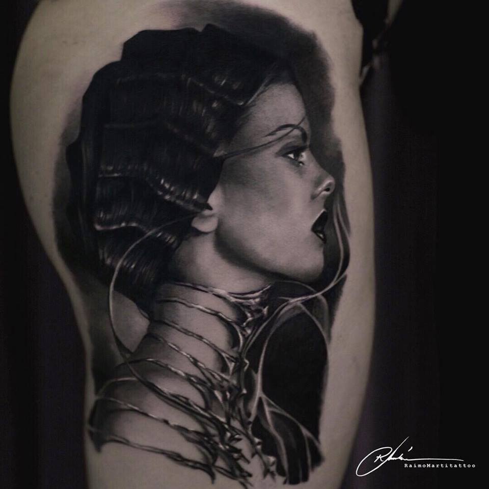 Wonderful black &amp; grey piece by Raimomartitattoo!
SAVEMYINK.COM