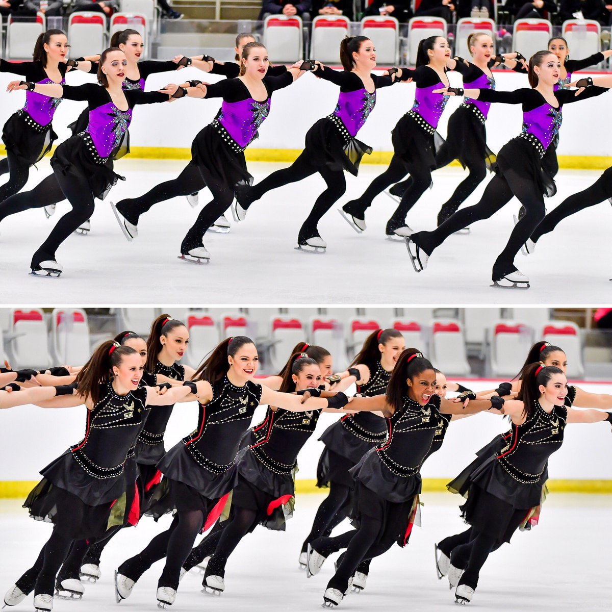 #ThrowbackThursday 2017 🇨🇦 junior silver &amp; gold medallists Nexxice and Les Suprêmes, who are representing 🇨🇦 at #WorldJSynchro this weekend!