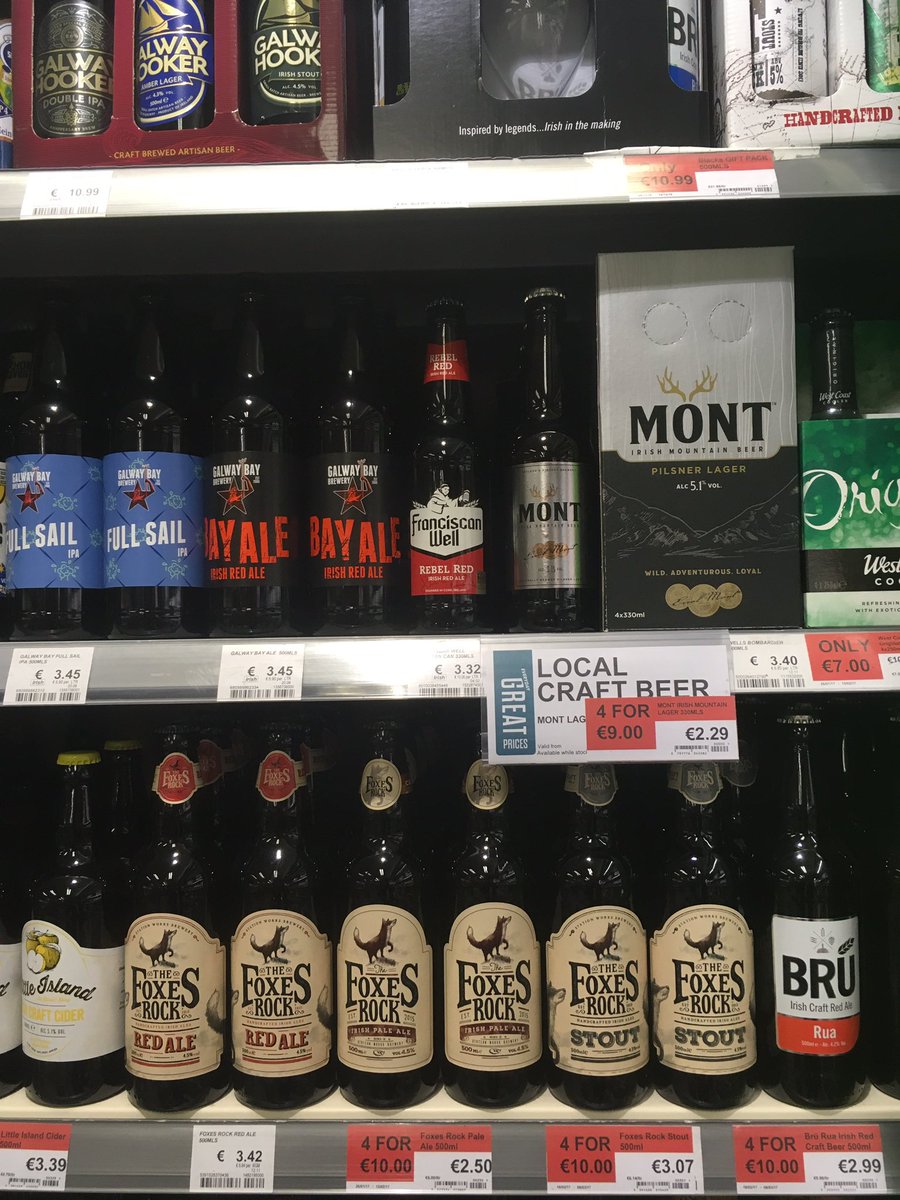 ManorBrewingCo's tweet photo. Welcome to MONT Country! Our new @MontBeerIE 4-packs starting to be rolled out nationally #SuperPremium #IrishMountainBeer #DrinkBetterBeer https://t.co/w2KjYJDcaM