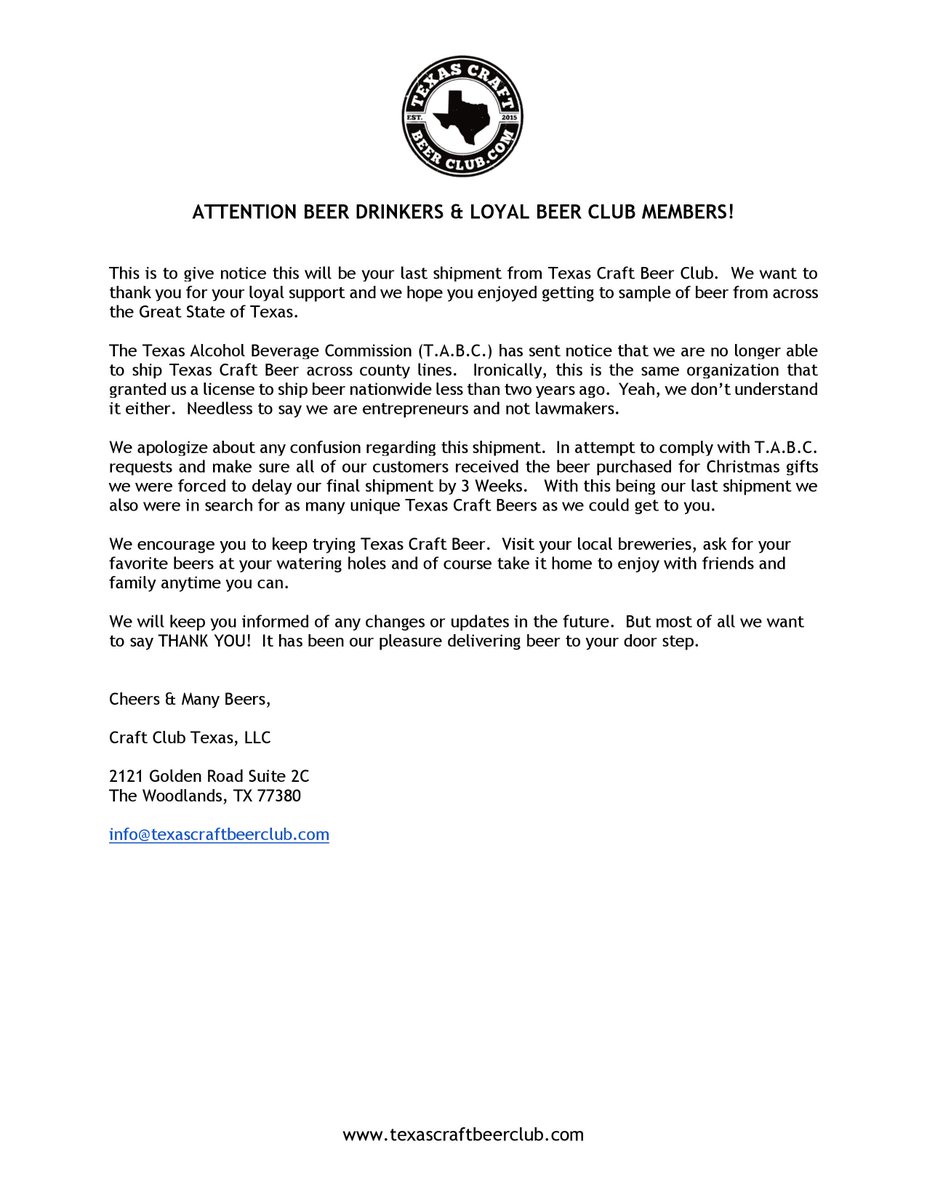 Texas Craft BeerClub tweet media