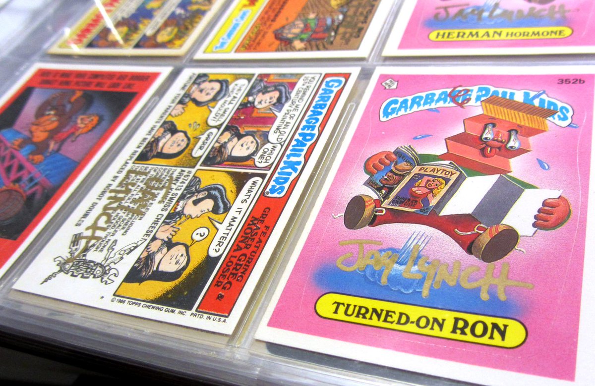 Retrofixes's tweet photo. The loss of a great cartoonist today #JayLynch.  He was a super nice guy and signed cards for me back n the day. :( Cherished items https://t.co/mErvpYa8Wi