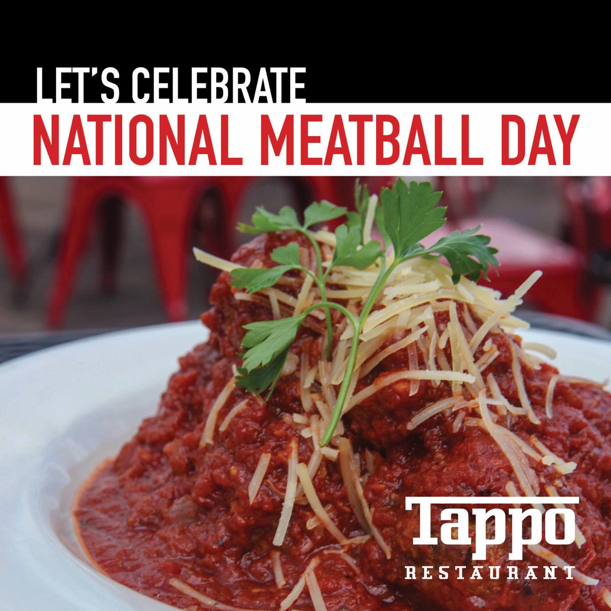 Today is National Meatball Day! Celebrate accordingly by enjoying some of Chef Phil Limina’s famous meatballs!