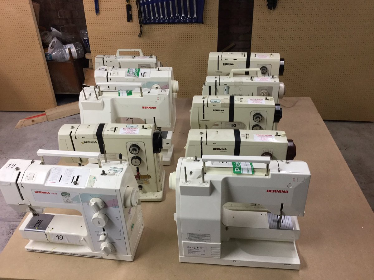 @BerninaAG have been gifted 10 machines. No Power cables. Can you help <a href="/LiveseyExchange/">LiveseyExchange</a> get these machines running for the local community?
