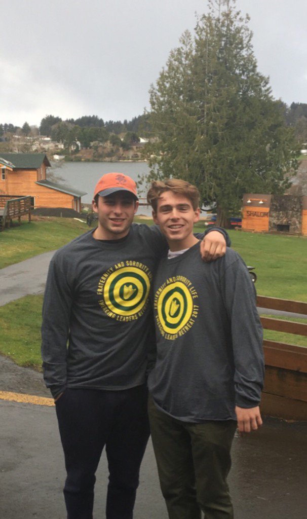 Brothers Andrew and Ben attending the FSL Emerging Leaders Retreat
