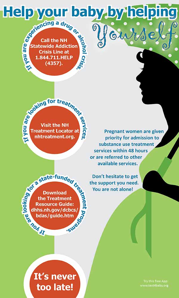 DrugFreeNH's tweet photo. Help your baby by helping yourself.  Click here for a list of state-funded resources:
https://t.co/gSDLFB1VQ9

#TreatmentWorks https://t.co/HwXfrX5HYf