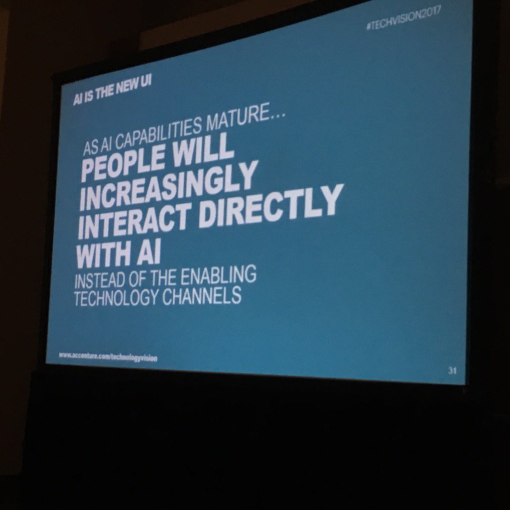 Toodle's tweet photo. Brian Kalis. AI is the new UI. Insights in Information at #BCBSNCTechSum https://t.co/yJDEIA87I0