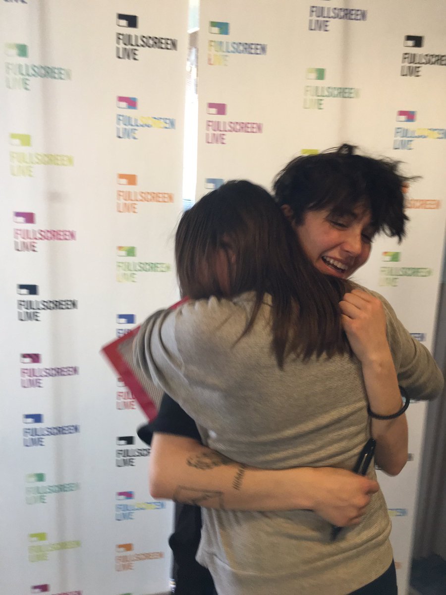 galaxiespirits's tweet photo. Still in shock I met @GodHatesMiles like it was amazing https://t.co/AeuihDYveE