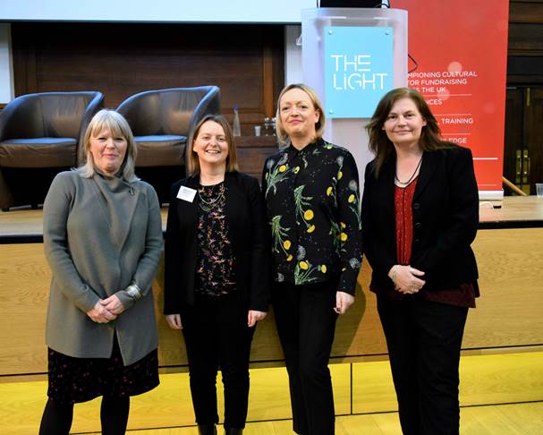 glowfundraising's tweet photo. My brilliant and inspirational panellists from yesterday to celebrate #InternationalWomensDay at the #CSNConf17 @IoFCulture. So proud! https://t.co/RxjKoxZPKY