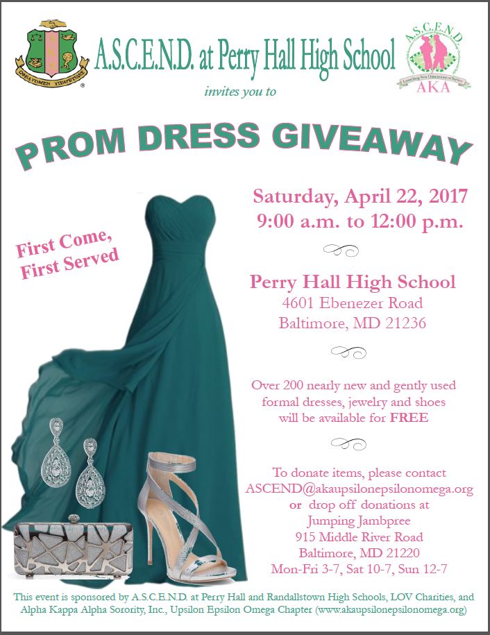 K_Watkins's tweet photo. Ready for PROM?  PHHS is hosting a PROM DRESS GIVEAWAY!  Each girl can receive a free dress and accessory on April 22 from 9 AM to Noon! https://t.co/pWhbwXOP5N