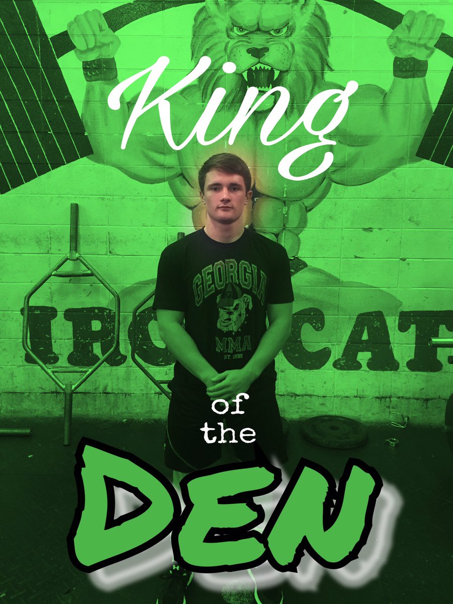Trickman44's tweet photo. Here's this weeks @FCLionsFootball King of the Den! #KotD #L17ons #GreenGrowl https://t.co/nyV0idbkhJ