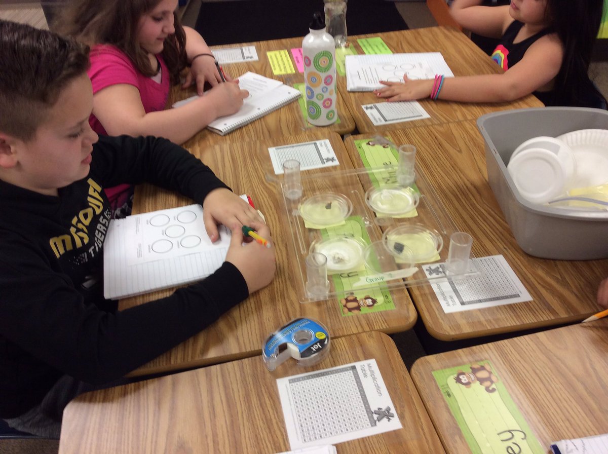 MissStone12's tweet photo. Looking at the affects of chemical weathering on rocks and writing detailed observations! #essdexcels #science #writing https://t.co/N8IJDPP4Vz