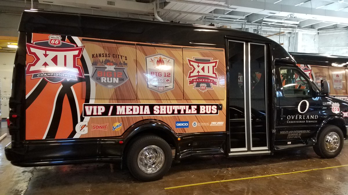 Shuttles we wrapped this week for the Big XII Basketball Tournament #Big12MBB