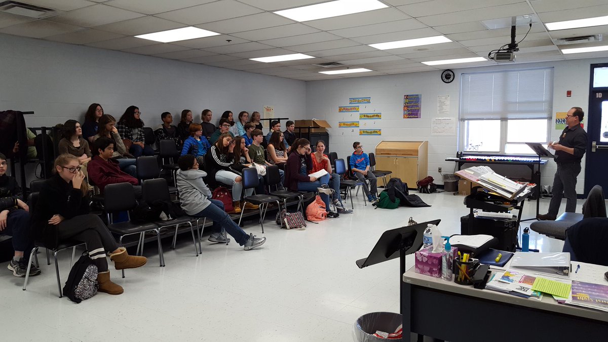 Many thanks to Mr. Ellsworth for coming to talk to us about his career in music at our March meeting! <a href="/NAfME/">nafme</a> <a href="/BerkCoSchoolsWV/">Berkeley Co. Schools</a>