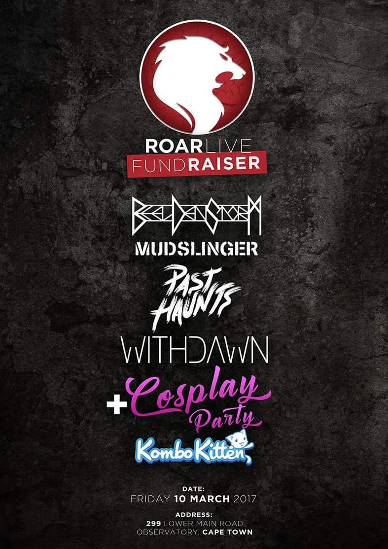 All the action tomorrow night at ROAR!! <a href="/Beeldenstorm_ZA/">Beeldenstorm</a> <a href="/mudslinger/">David Anderson</a> <a href="/PastHaunts/">Past Haunts</a> <a href="/WithDawnBand/">With Dawn</a>