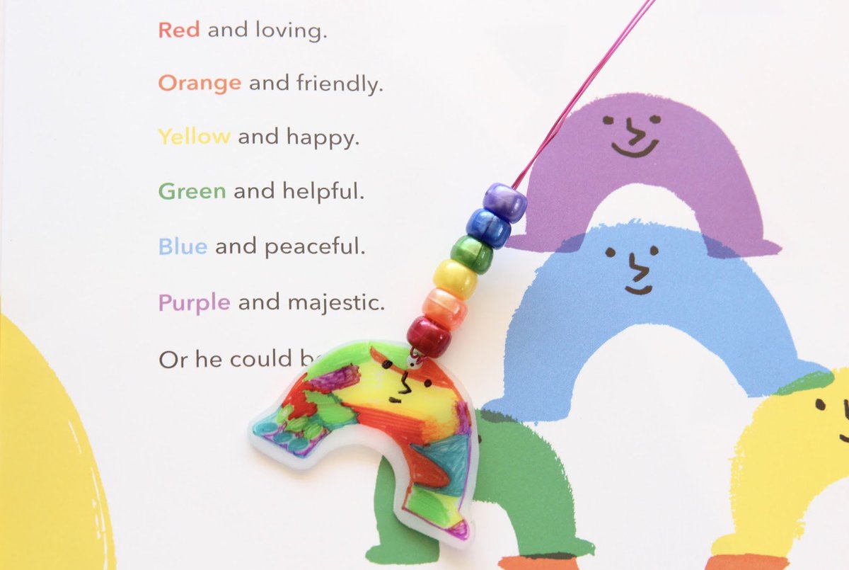 hell0Wonderful's tweet photo. DIY #Rainbow Necklaces inspired by #kidsbook #MyColorIsRainbow. https://t.co/uFKCKR4fIQ Get book : https://t.co/5OU9rNBUpX (affiliate.) https://t.co/tuNlHoYfJB