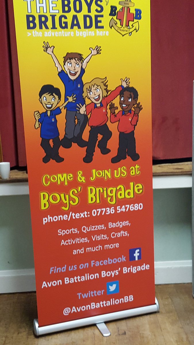 3rdBristol's tweet image. New @AvonBattalionBB  @theboysbrigade banner for #developmentofficer school assemblies